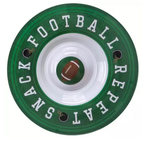 🏈🏈🏈Football Snack Repeat Dip & Chip Tray - Picture 3 of 3